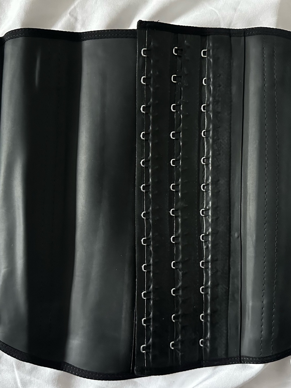 Ann Michell Black Latex Waist Trainer size Medium